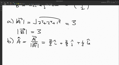 1-20-points-given-the-two-vectors-a-and-b-where-vector-a-2i-2j-k-and-that-vector-b-2i-j-2k-please-find-the-following-a-points-the-magnitudes-of-the-two-vectors-a-and-b-b-points-the-unit-vect-46773