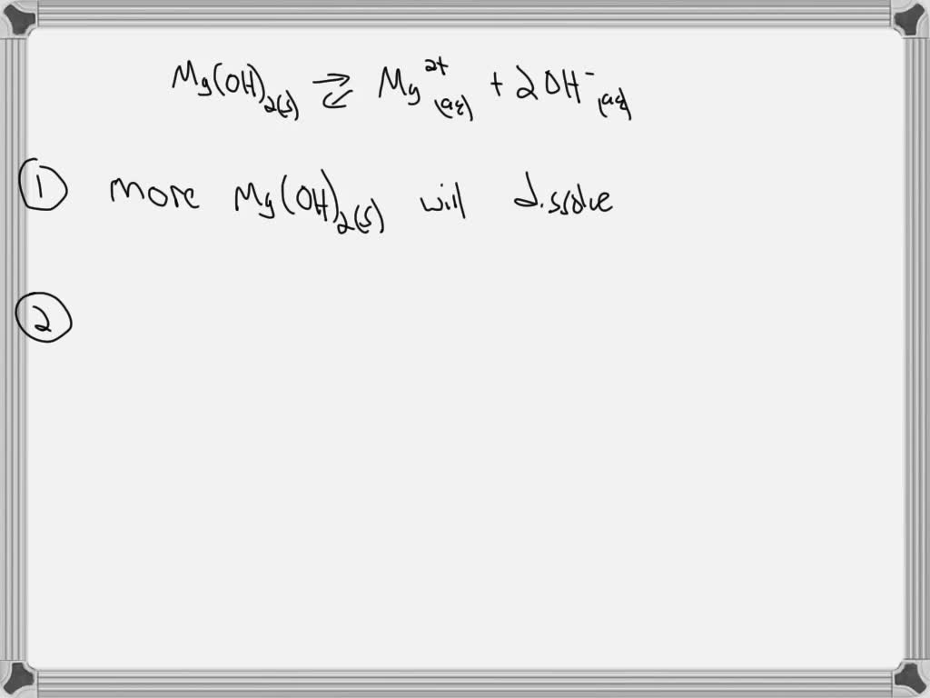 SOLVED Antacid; Milk of Magnesia suspension of magnesium hydroxide, Mg