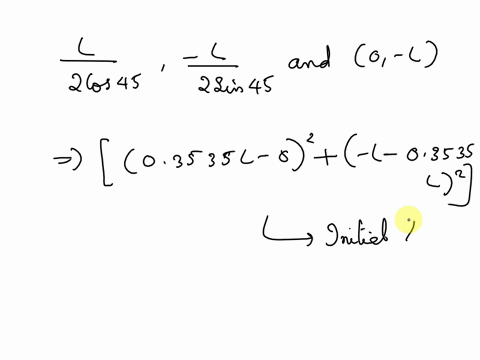 the-uniform-bar-oc-of-length-l-pivots-freely-about-a-horizontal-axis-through-o-if-the-spring-of-modulus-k-is-unstretched-when-c-is-coincident-with-a-determine-the-tension-t-required-to-hold-39412
