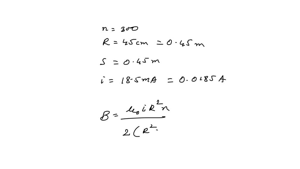 SOLVED: Below Figure Shows An Arrangement Known AS A Helmholtz Coil. It ...