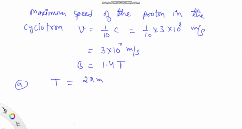 could-you-help-with-this-physics-problem-a-physicist-is-designing-a-cyclotron-to-accelerate-protons-to-one-tenth-the-speed-of-light-the-magnetic-field-will-have-a-strength-of-14-t-a-determin-55832