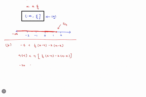 2-solve-the-following-inequalities-express-your-answer-using-interval-notation-and-graph-the-solution-on-the-real-number-line-a-2-x3-5x-4-b-54r-4-204-x-c-72-3x-5-88366