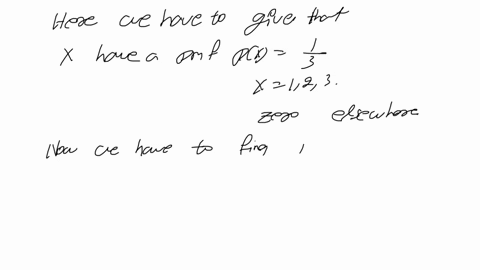let-x-have-a-pmf-pxfrac13-x123-zero-elsewhere-find-the-pmf-of-y2-x1-2-08926