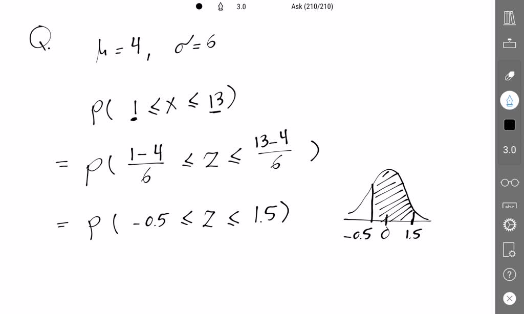 SOLVED: Assume that x has a normal distribution with the specified mean ...