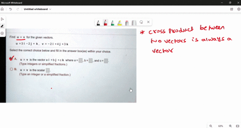 find-for-the-given-vectors-3-2-2143k-select-the-correct-choice-below-and-fill-in-the-answer-boxes-within-your-choice-is-the-voctor-a-t6-fck-where-type-intogors-or-simplifiod-fractions-b-and-14514