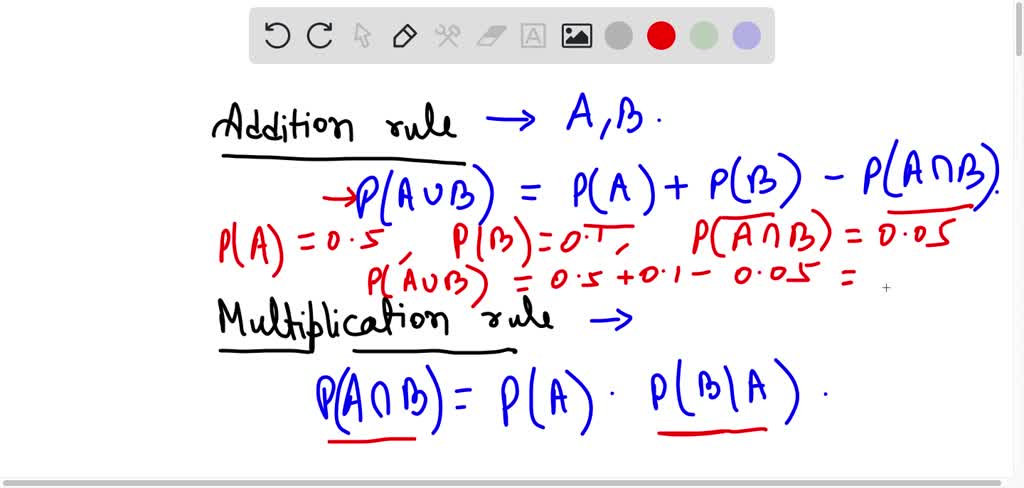 Probability Multiplication Rule Practice