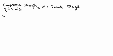 1which-of-the-following-statement-about-ceramics-is-correctagenerally-denser-than-metalsb-compressive-strength-is-higher-than-tensile-strengthcweibull-modulus-is-around-30dexcellent-thermal-42977