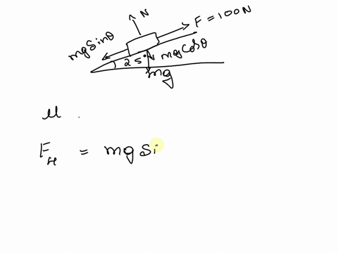 [GET ANSWER] a box is being pushed up a ramp there is friction between ...