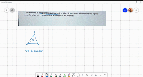 7-if-the-volume-of-a-regular-triangular-pyramid-is-30-cubic-units-what-is-the-volume-of-a-regular-triangular-prism-with-the-same-base-and-height-as-he-pyramid-43094