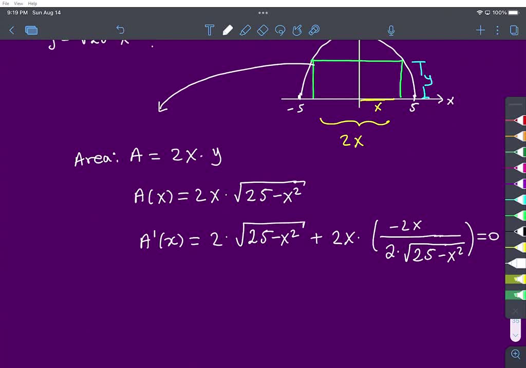 solved-a-rectangle-s-lower-edge-is-on-the-x-axis-and-its-upper-two