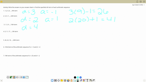 activity-write-answer-on-your-answer-sheet-a-find-the-specified-nth-term-of-each-arithmetic-sequence-12-5-8-9th-term-2-35-7-20th-term-3-15-0-16th-term-4-5-11-17-9th-term-5-26-22-18-40th-term-50282