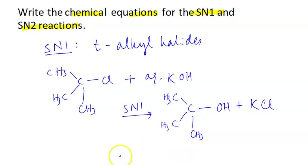 SOLVED EXPERIMENT 8 Classification Tests for Organic Halides