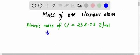 what-is-the-mass-of-a-single-uranium-atom