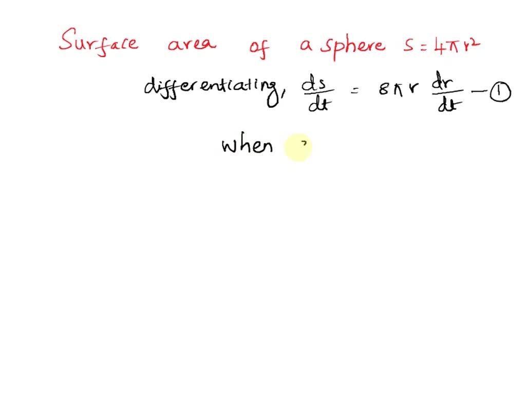 solved-area-and-the-radius-radius-of-are-sphere-numerically-5-equal