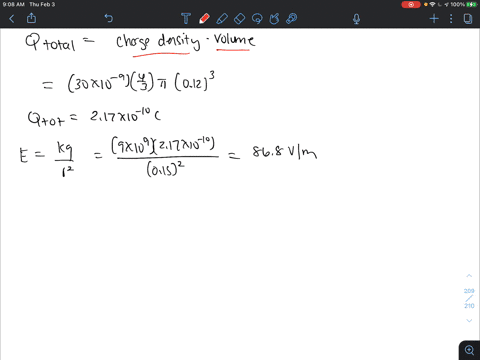 a-solid-nonconducting-sphere-radius-12-cm-has-a-charge-of-uniform-density-30-ncm3-distributed-throughout-its-volume-determine-the-magnitude-of-the-electric-field-15-cm-from-the-center-of-the-33833