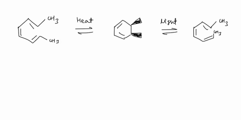 6-what-are-the-products-of-electrocyclic-ring-opening-of-the-structure-shown-below-in-thermal-reaction-and-a-photochemical-reaction-which-product-is-the-result-of-the-disrotatory-process-whi-85499