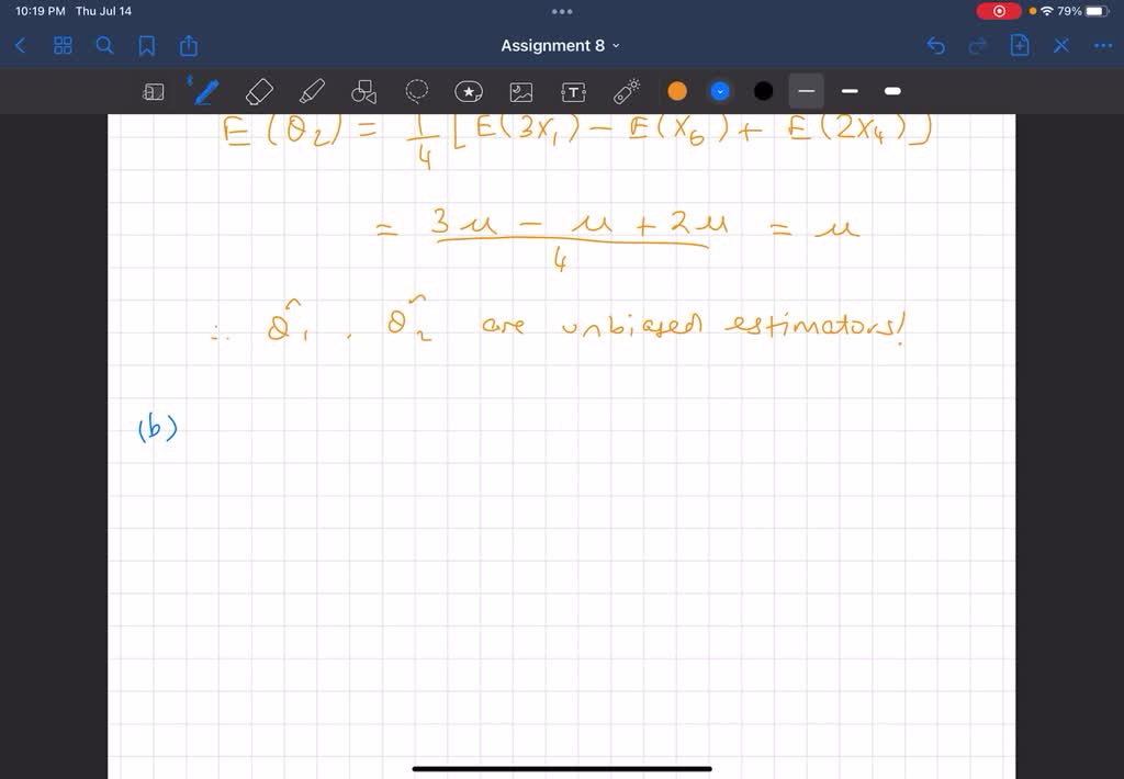 SOLVED Let X1 X2 X3 And X4 Be A Random Sample Of Observations From 