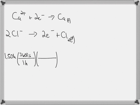 a-current-of-0452-amps-is-passed-through-an-electrolytic-cell-containing-molten-cacl2-for-150-hrs-write-the-electrode-reactions-at-both-the-anode-and-the-cathode-electrodes-and-calculate-the-23548