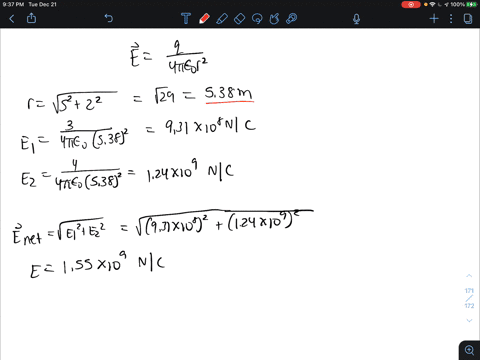 two-charges-q13c-and-q24c-are-positioned-at-different-coordinates-as-shown-in-the-figure-coordinate-of-q1-charge-is-ba-and-that-of-q2-charge-is-ba-find-the-net-electric-field-at-the-origin-i-12416