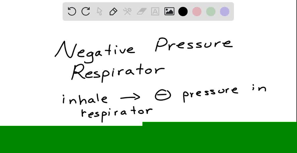 SOLVED With A Negative Pressure Respirator When You Inhale You Pull Solved With A Negative Pressure Respirator When You Inhale You Pull