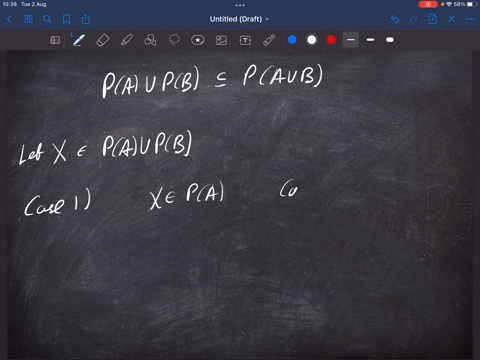 3-points-prove-that-for-any-two-sets-a-and-b-pa-u-pb-pau-b-hint-start-by-considering-an-arbitrary-element-x-pa-u-pb-use-the-definition-of-set-union_-17868