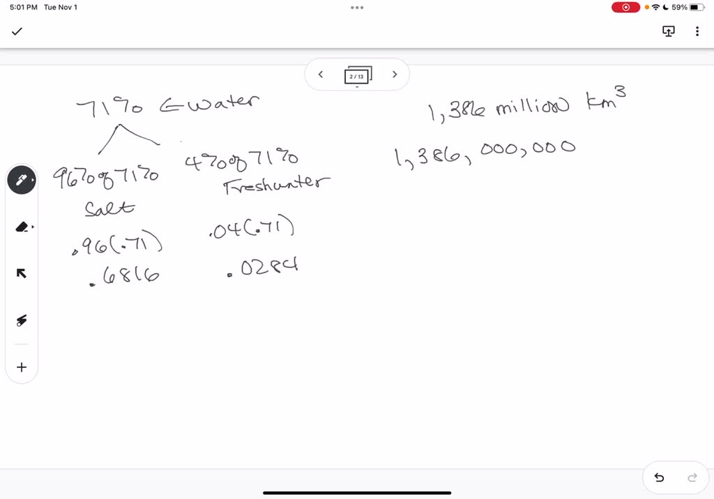 SOLVED Water makes up about 71 of Earth's surface, while the other 29