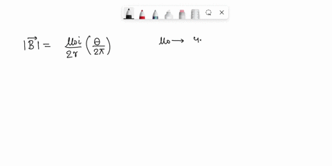 consider-the-current-carrying-wire-shown-the-figure-the-current-creates-magnetic-field-at-the-point-p-which-is-the-center-of-the-arc-segment-of-the-wire_-if-0-4009-the-radius-of-the-arc-is-0-11904