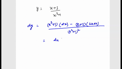 find-the-differential-of-the-function-y-x-3-x2-1-dy-evaluate-it-at-the-given-values-of-x-and-dx-x-2-and-dx-025-dy-24892