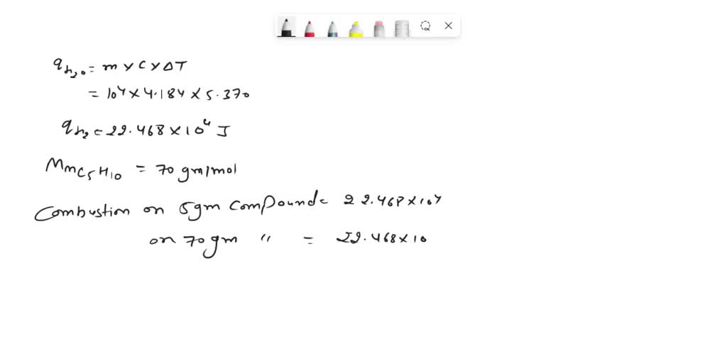 SOLVED: 5.000 g of Compound X with molecular formula CH are burned in a ...