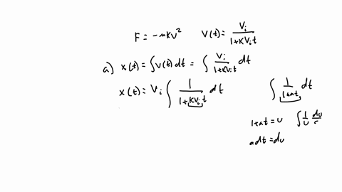 for-t-0-an-object-of-mass-m-experiences-no-force-and-moves-in-the-positive-x-direction-with-a-constant-speed-vi-beginning-at-t-0-when-the-object-passes-position-x-0-it-experiences-a-net-resi-91838