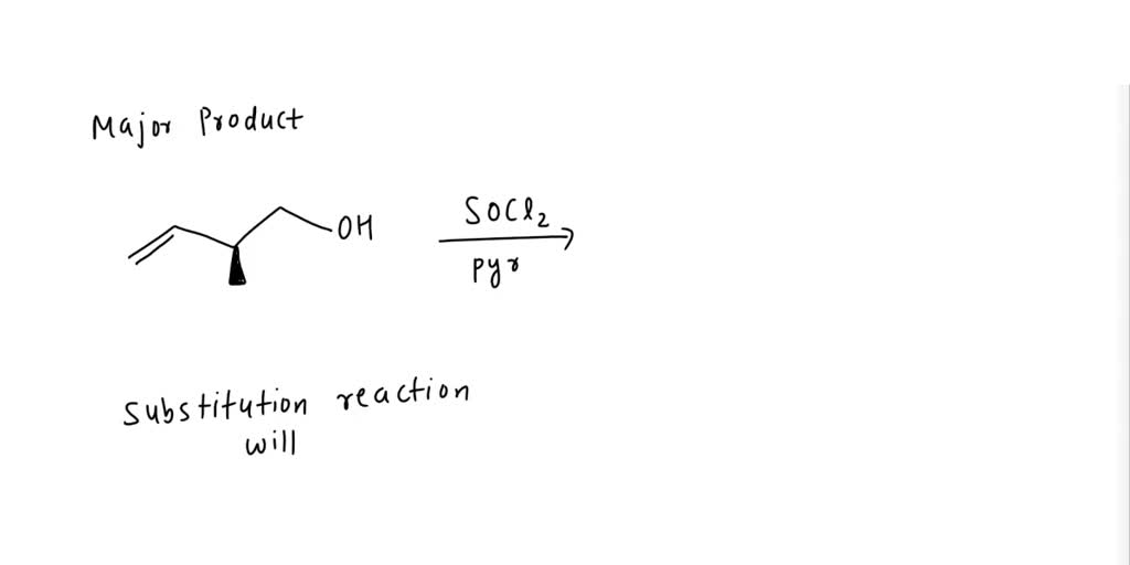 SOLVED: 3. Predict the major product(s) for the following reactions ...