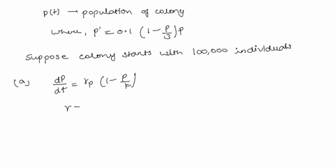 let-pt-represent-the-population-of-a-colony-in-millions-of-individuals-assume-the-population-evolves-according-to-the-logistic-equation-p-01-3-p-with-t-measured-in-years-suppose-the-colony-s-54617