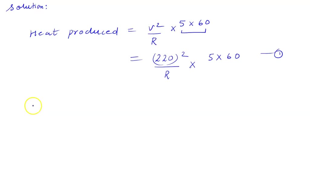 SOLVED A heating coil is labelled 100 W220 V. The coil is cut into two equal halves and the