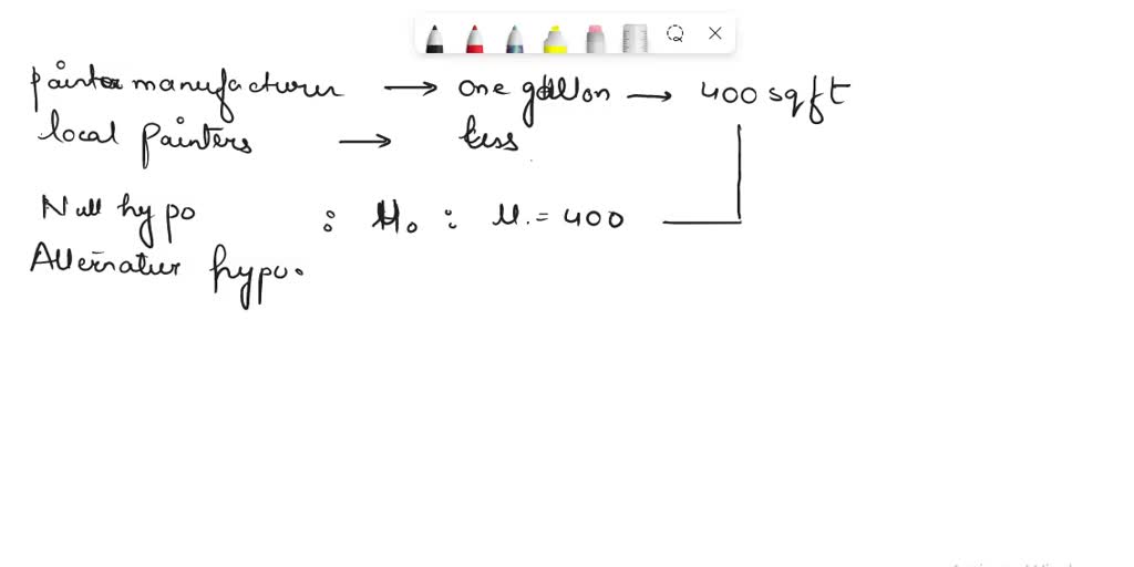 SOLVED A paint manufacturer advertises that one gallon of its paint will cover 400 square feet