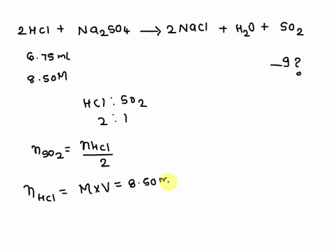 16-10-points-hydrochloric-acid-reacts-with-sodium-sulfite-to-produce-sulfur-dioxide-gas-how-many-grams-of-soz-can-be-produced-if675-ml-of-850-m-hcl-are-reacted-with-excess-sodium-sullite-sho-04617