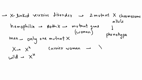 hemophilia-is-an-x-linked-recessive-disorder-and-a-woman-is-a-carrier-her-husband-is-not-affected-they-plan-on-having-children-give-the-probability-of-each-of-the-following-draw-punnet-squar-12241