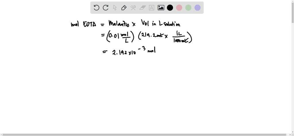 What Is The Amount In Grams Of Edta Needed To Make 219.2 Ml Of A 0.01 M 