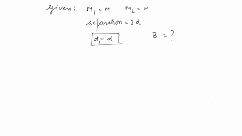 Two identical short bar magnets each having magnetic moment...