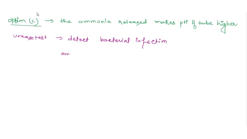 SOLVED WHAT WAS THE UREASE TEST ORIGINALLY DESIGNED FOR? WHAT ORGANISM