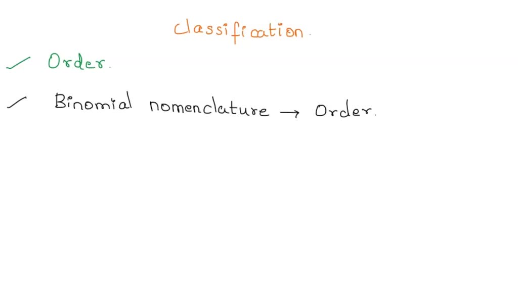SOLVED Which of these groups is the smallest level of classification
