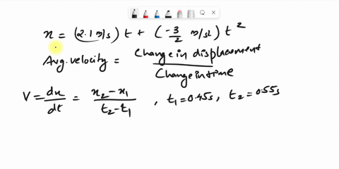 particle-moves-in-one-dimension-and-its-position-as-a-function-of-time-is-given-by-x-21-mst-32-ms242-a-what-is-the-particles-average-velocity-from-t-045-s-to-t-055-s-indicate-the-direction-w-24862