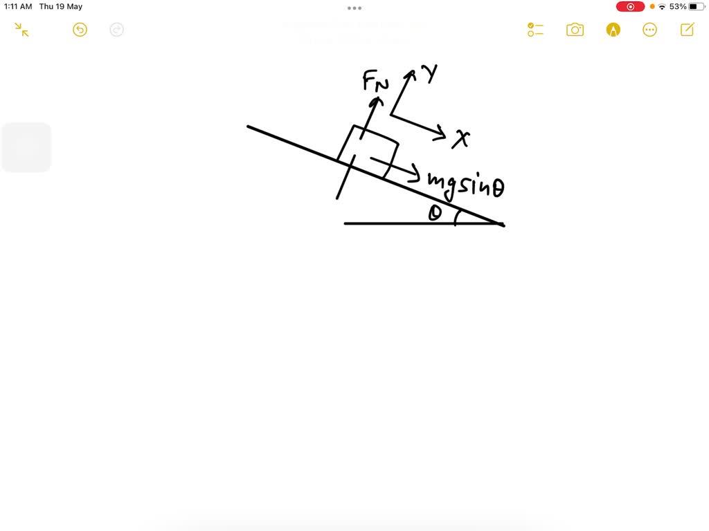 SOLVED: A block of mass m is resting on a ramp making an angle Î¸ with ...