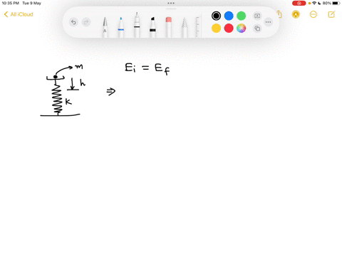 an-ornament-of-mass-400-g-is-attached-to-a-vertical-ideal-spring-with-a-force-constant-spring-constant-of-200-nm-the-ornament-is-then-lowered-very-slowly-until-the-spring-stops-stretching-how-much-doe