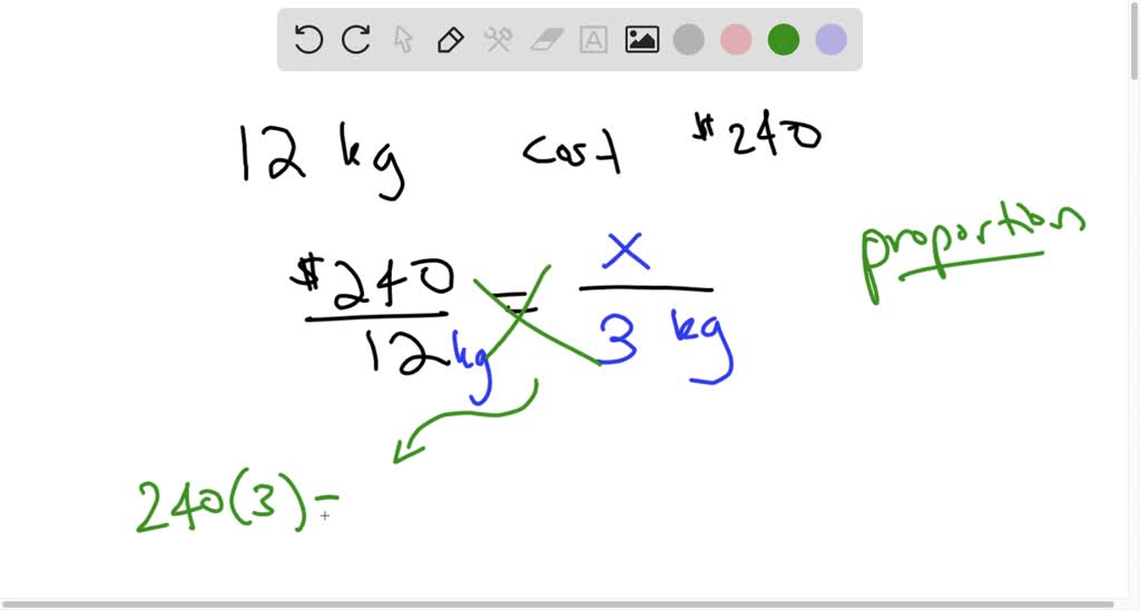SOLVED The cost of 15 kg mangoes is ₹300. The cost of 12 kg mangoes is