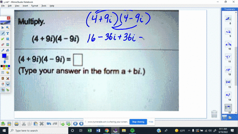 multiply-4-9i4-91-4-9i4-9i-type-your-answer-in-the-form-a-bi-97116