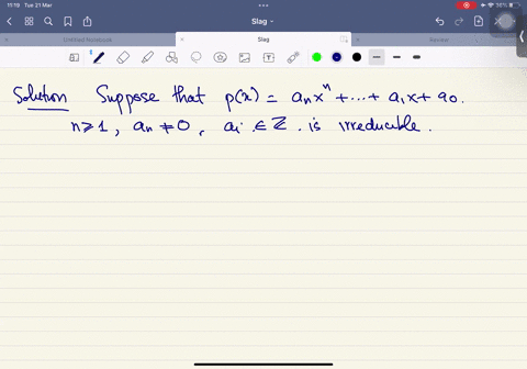 show-that-a-nonconstant-polynomial-from-zx-that-is-irreducible-over-z-is-primitive-97113