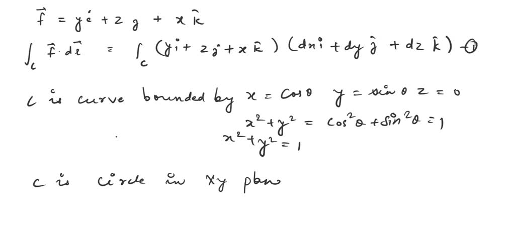 Solved B Let F Y Z Z Y And C Be The Curve Of Intersection Between 3y 1 And Z