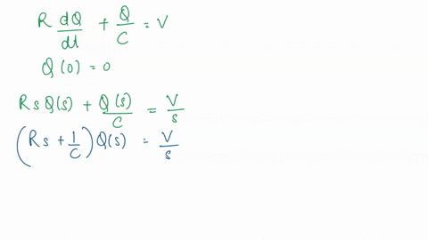question-1-consider-an-electric-circuit-containing-a-capacitor-resistor-and-a-battery-the-charge-qt-on-the-capacitor-satisfies-the-following-equation-r-dqldt-qic-v-the-resistance-r-is-unknow-99539