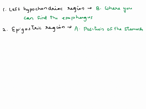 question-1-match-the-following-regions-with-their-corresponding-descriptions-a-left-hypochondriac-region-b-epigastric-region-c-right-inguinal-region-d-left-lower-quadrant-1-position-of-the-s-78706