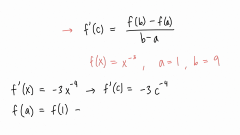find-a-point-c-satisfying-the-conclusion-of-the-mean-value-theorem-for-the-function-fxx3-on-the-interval-19-43823